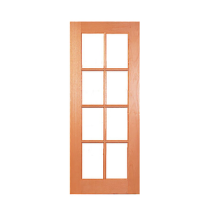 Woodcraft 2040 x 820 x 35mm Internal Door 8Lite Clear Safety Glass