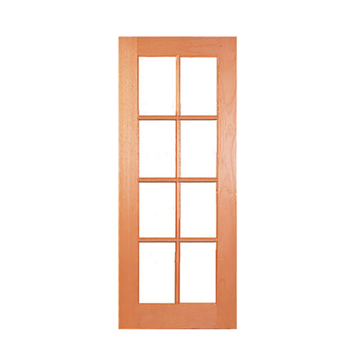Woodcraft 2040 x 820 x 35mm Internal Door 8Lite Clear Safety Glass