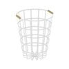 Living Elements Laundry White & Natural Metal Laundry Basket