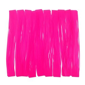 Artizan 22 Strand Silicon Skirting, Metallic Pink, Qty 20