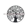 60cm Black Tree of Life Wall Art Hanging Metal Iron Sculpture