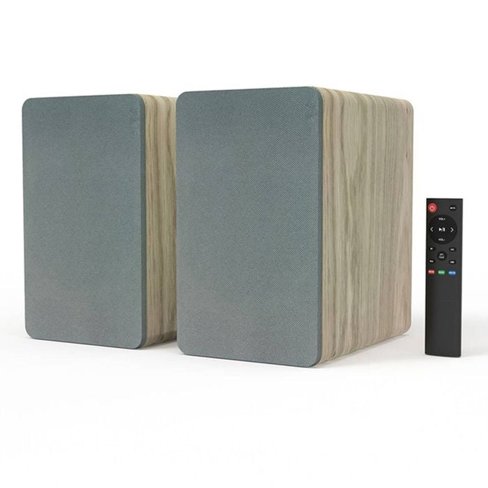 Silcron SLR05 Wireless Active Bookshelf Speakers with HDMI ARC - Wood
