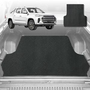 6D Diamond Ute Tub Mat for LDV T60 Max T60 Pro 2017-Current (with spray on liner or no liner)-Black-Outback GT