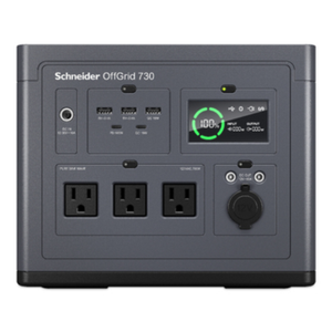 Apc Offgrid 730 Portable Power Station – 738wh, 700w – Usb-a/c, Wireless Charging, Lcd Display