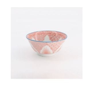 Tokyo Design Studio Lily Flower Tayo Bowl Red 14x6cm