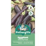 Fothergill's  Long Purple Eggplant Vegetable Seeds