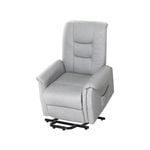 Artiss Recliner Chair Lift Assist Chair Leather Grey