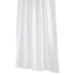 Barelli 180 x 180cm Gracefully White Polyester Shower Curtain