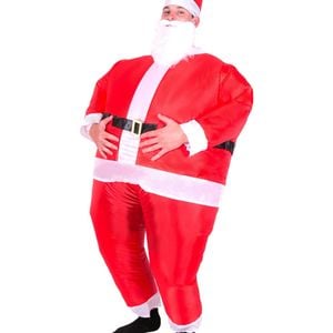 Inflatable Giant Santa Adults Funny Christmas Costume - One Size