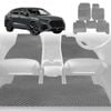 6D Diamond Car Floor Mats for Audi Q3 RSQ3 F32018-Current-Full Set-Grey-Outback GT