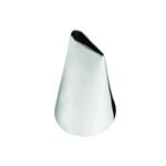 Wilton Stainless Steel #102 Petal Piping Tip - Silver