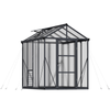 Maze Glory 6' x 8' (2.0m x 2.5m) Premium Greenhouse - Grey Frame 