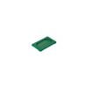 Inox Macel Gastronorm Lid Polypropylene 1/9 Size Green 176x108x20mm
