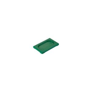 Inox Macel Gastronorm Lid Polypropylene 1/9 Size Green 176x108x20mm
