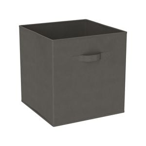 Flexi Storage Clever Cube 27 x 27 x 28cm Pewter Compact Fabric Insert