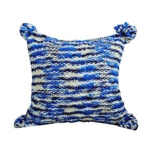 SOGA 45cm Deep Sea Blue Throw Pillow – Gradient Dyed Soft