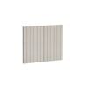 Kaboodle 600mm Provincial White V-Groove Farmhouse Sink Doors - 2 Pack