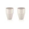 2PK Guzzini Tiffany 510ml 19cm Plastic Tall Tumbler - White