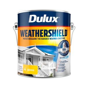 Dulux 2L Vivid White Gloss Weathershield Exterior Paint