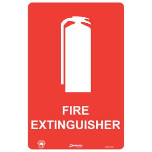 Pinnacle 300 x 200mm Metal Fire Extinguisher With Picto Sign