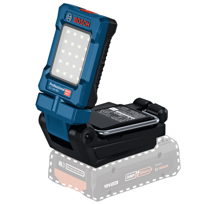 Bosch 18V Professional 800lm Work Light w/ 360° swivel & 180° tilt - Skin Only