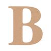 All Set 9cm MDF Alphabet Letter B