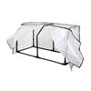 Vegtrug 1m Small Wall Hugger Frame And PE Greenhouse Cover