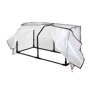 Vegtrug 1m Small Wall Hugger Frame And PE Greenhouse Cover