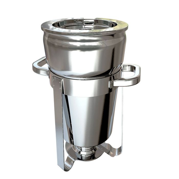 SOGA 7L Round Stainless Steel Soup Warmer