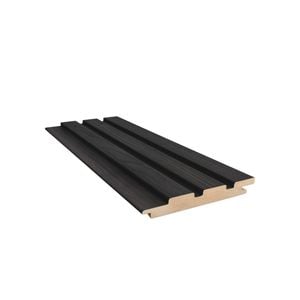 Easycraft Ikara Channel General Purpose 15mm 2700x105mm Blackened Oak Pack of 4