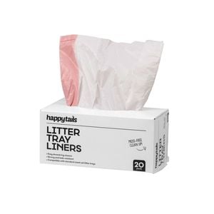 Happy Tails Cat Litter Tray Liners - 20 Pack