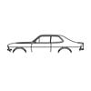 Ignite Laser Holden LJ Torana Silhouette Metal Wall Art Rustic Metal 47inch/120cm