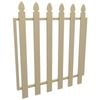 ProtectorAl 975 x 1000mm Paperbark Aluminium Bishop Garden Gate