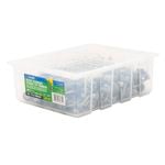Zenith 12 - 11 x 50mm Galvanised Hex Head Roofing Screws With Seal - 250 Pack
