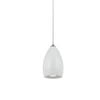 Telbix Tolosa Modern Pendant Hanging Lamp Light Metal Chrome White