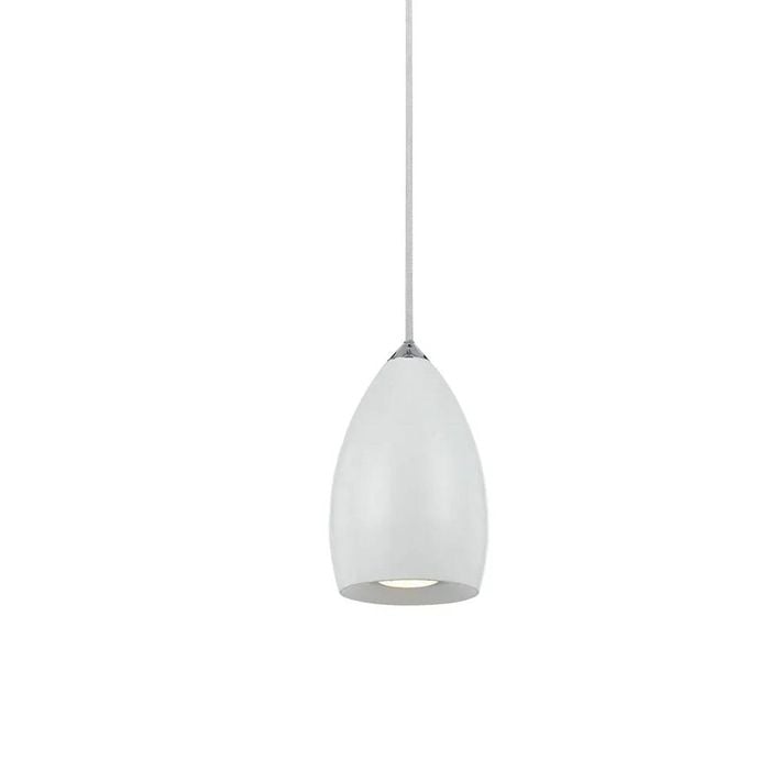 Telbix Tolosa Modern Pendant Hanging Lamp Light Metal Chrome White