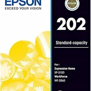 Epson Epson 202 Yellow Ink Cartridge Toner C13T02N492 Genuine Original