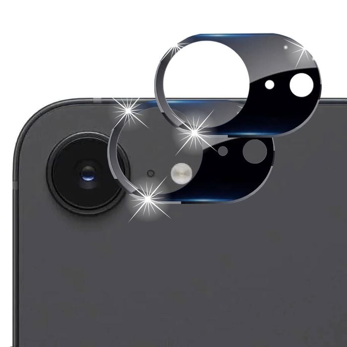 2 Pack Mezon Apple Iphone 17e (6.1") Full Cover Camera Lens Tempered Glass