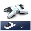 Dual Controllers Fast Charging Dock Station Stand with LED For Sony PS5 Playstation 5 DualSense