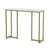 Artiss Console Table Hallway Table With Marble Effect Entry Table White&Gold