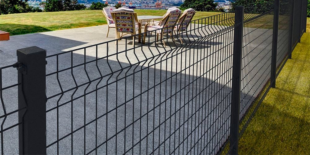 Protect
  your property with durable steel wire grid fencing