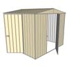 Build-a-Shed 2.3 x 2.3 x 2.3m Dual Hinged Door Shed - Cream