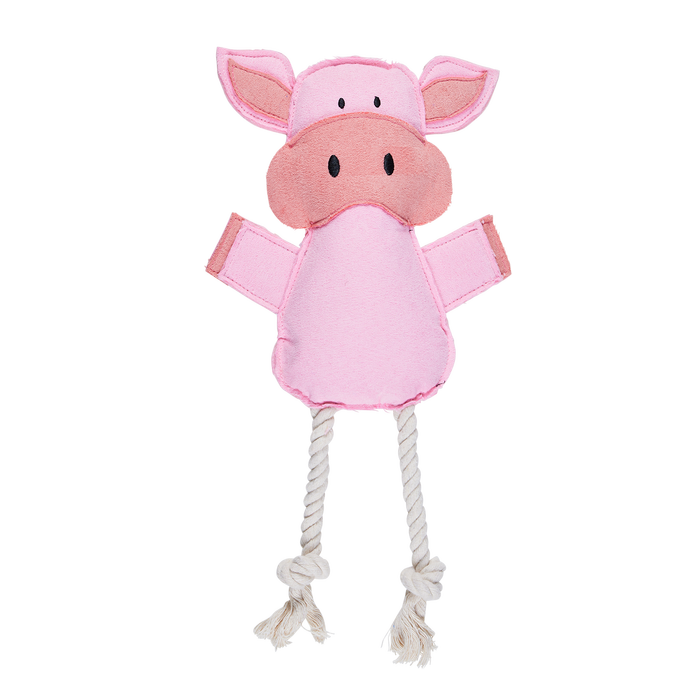 Happy Tails Pig Farmyard Toy