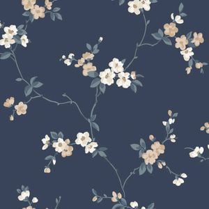 Wallpaper Trader Engla Wallpaper Roll 10.05m X 53cm, Blue