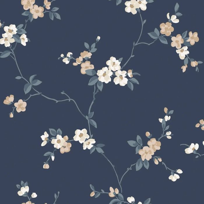 Wallpaper Trader Engla Wallpaper Roll 10.05m X 53cm, Blue