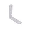 Carinya 70 x 70 x 20 x 2mm White Reinforcing Angle Bracket - 8 Pack