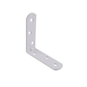Carinya 70 x 70 x 20 x 2mm White Reinforcing Angle Bracket - 8 Pack
