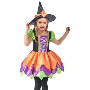 Girls Childrens Deluxe Witch Princess Costume Halloween Kids Book Week 10-12 Years Old 130-150cm Heights
