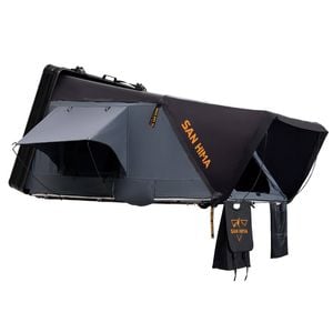 San Hima Jervis Pro Roof Top Tent Hardshell Side Opening With Ladder 4wd Camping