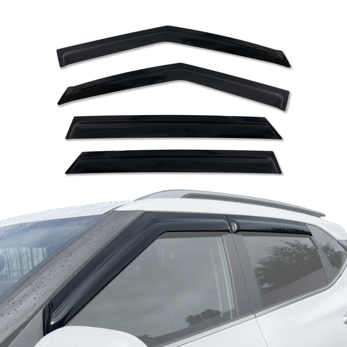 AUSGO Luxury Weather Shields for KIA Seltos SP2 Series 2019-Onwards Weathershields Window Visors Wind Deflectors